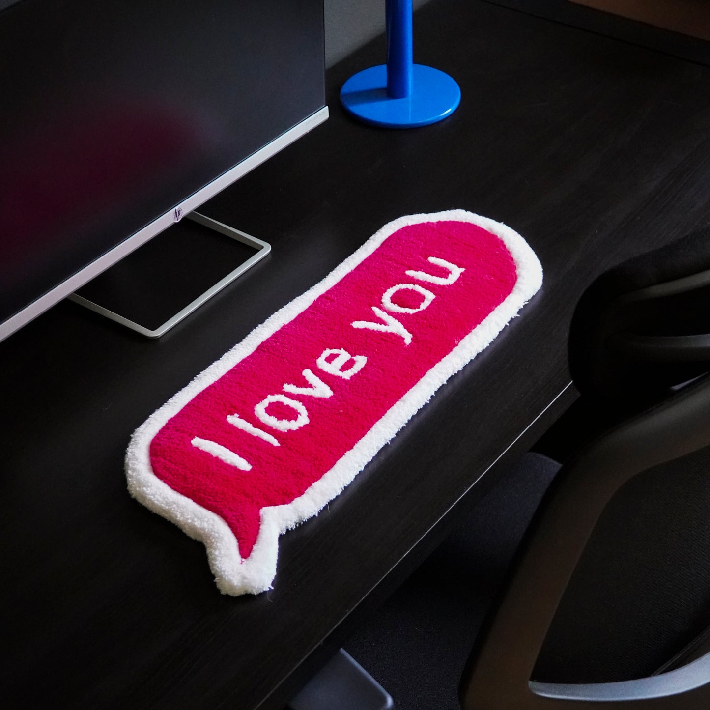 Tapis message I love you