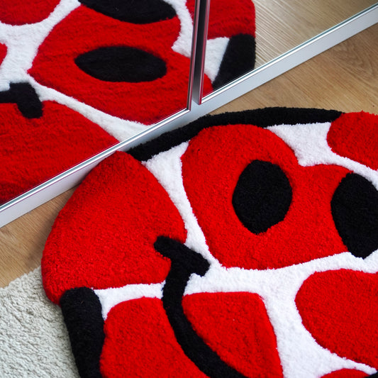 Tapis Smiley coeur