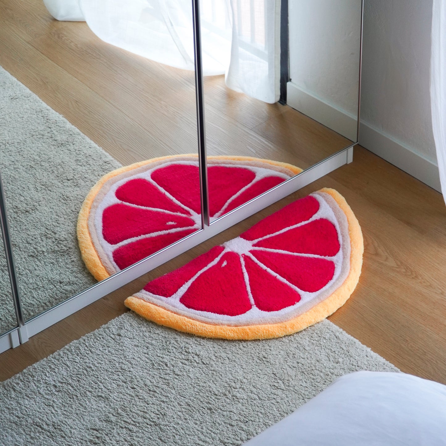Tapis demi-pamplemousse