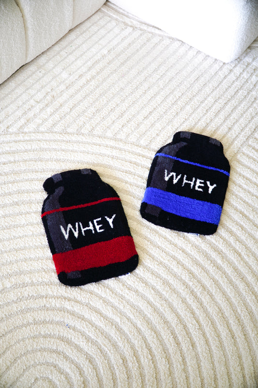 Tapis pot de WHEY (bleu ou rouge)