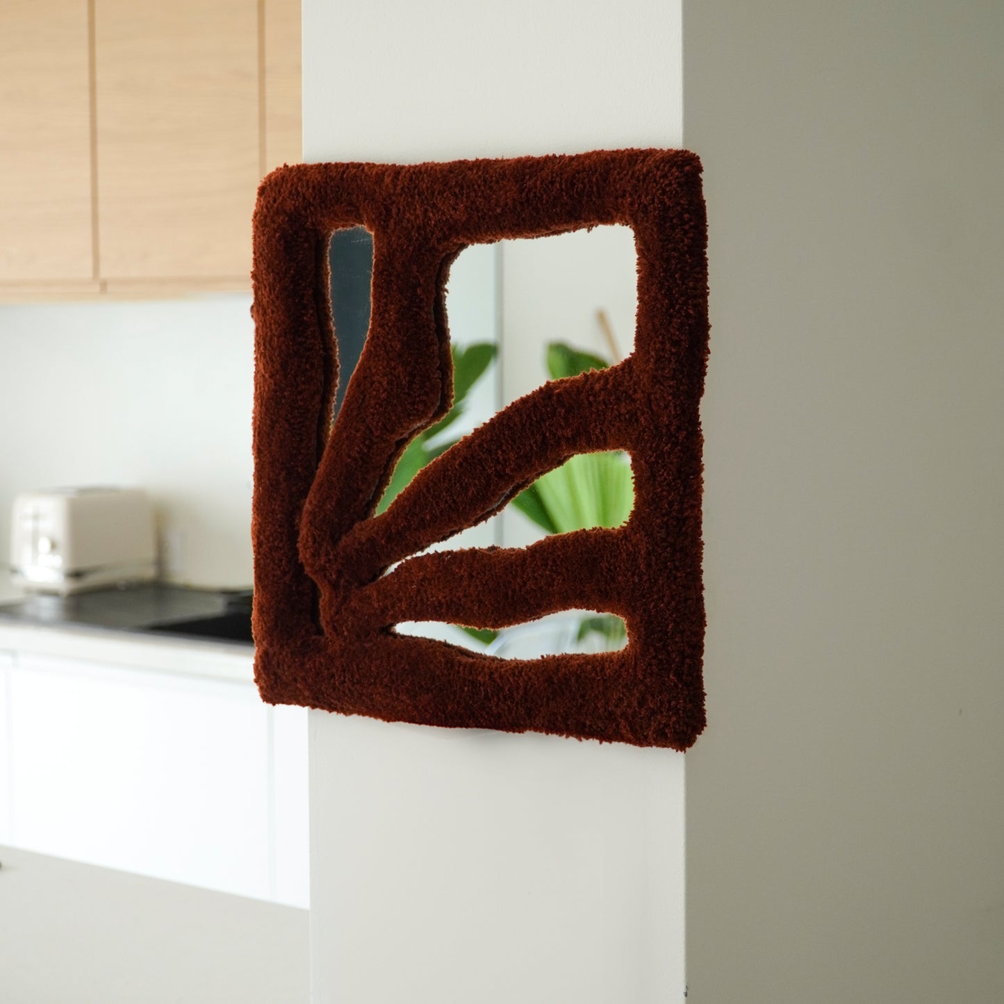 Miroir Amarah marron
