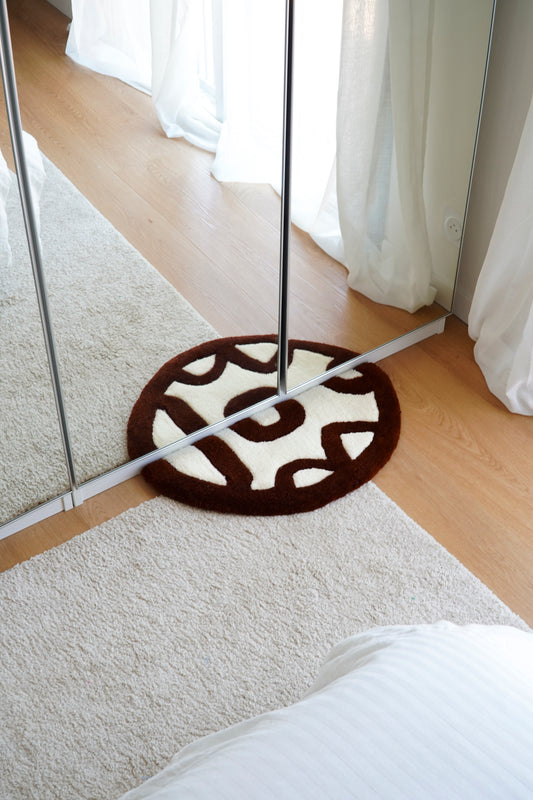 Tapis demi abstrait