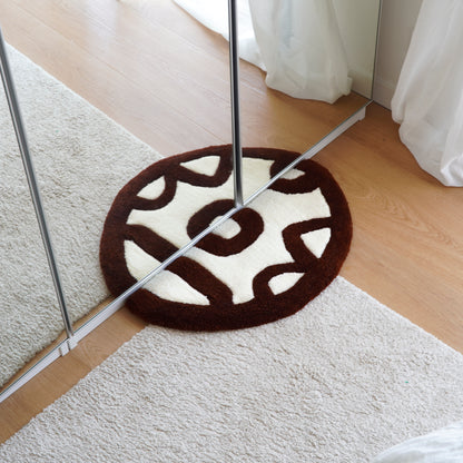 Tapis demi abstrait