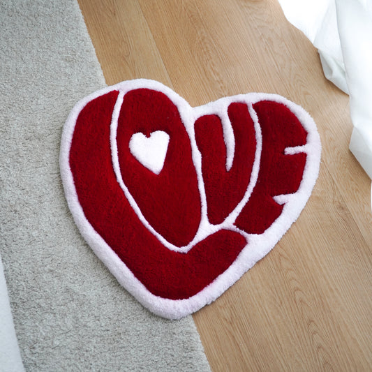 Tapis coeur love